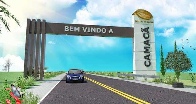 Camacã: Portal na entrada da Cidade já começa a ser instalada